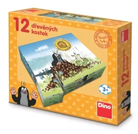 Dino Drevené kocky Krtkov rok 12