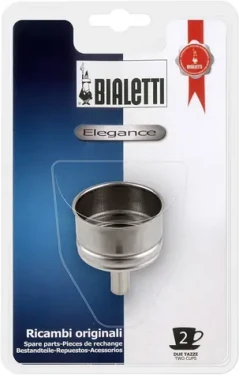 Bialetti Lievik pre nerezové moka kanvice / Náhradný diel / na 2 šálky
