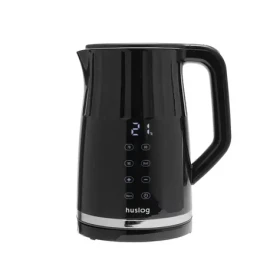 Huslog Rýchlovarná kanvica s LED displejom čierna / Rýchlovarná kanvica / nerez / 1,7 l / 2200 W / Keep Warm (OWN000150)