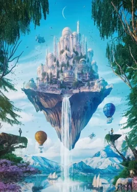 HEYE Puzzle Vzdušný zámok