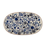 Bloomingville Keramický servírovací tanier Figuria Blue 38 cm