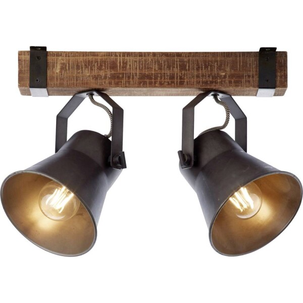 Brilliant 82129/46 Plow stropné svetlo E27 10 W čierna; 82129/46