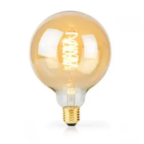 Nedis LED žiarovka E27 / G125 / 3.8 W / 250 lm / 2100 K / Stmievateľné / Extra teplá biela / Retro štýl / 1 ks (LBDE27G125GD)