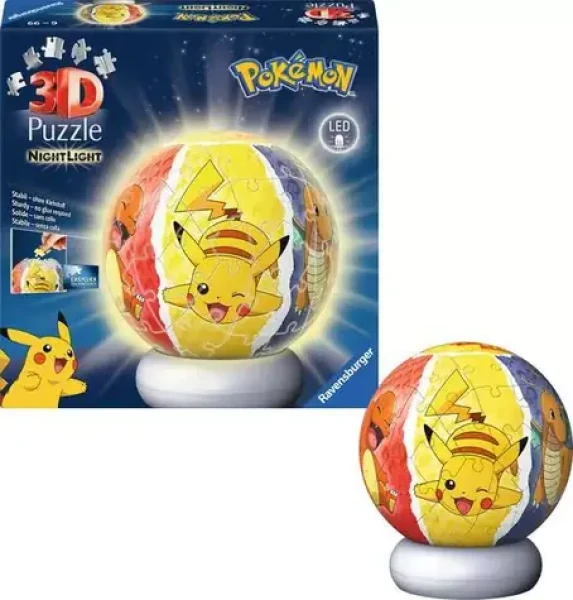 Ravensburger 120080534 Puzzle-Ball Pokémon (nočná edícia)
