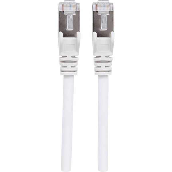 Intellinet 741910 RJ45 sieťové káble, prepojovacie káble CAT 6a (surový kábel CAT 7) S/FTP 7.50 m biela bez halogénov 1 ks; 741910