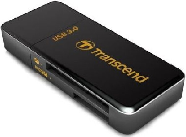 Transcend TS-RDF5K / USB 3.0 / SD, SDHC (UHS-I), SDXC (UHS-I), microSDHC (UHS-I), microSDXC (UHS-I) / čierna (TS-RDF5K)