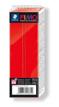 FIMO Professional Modelovacia hmota červená /437 g/ vytvrdzuje sa pečením v rúre pri 110 °C