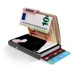 Kožená mini peňaženka Mondraghi Saffiano Pink