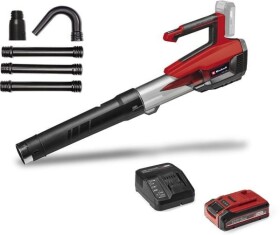 Einhell Professional Akku-Laubbläser GP-LB 18/200 LI(rot/schwarz, 1x Li-Ion-Akku 4,0 Ah Plus, mit Dachrinnen-Reinigungsset)