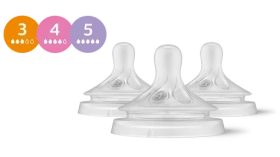 Philips Avent Natural Response SCY960/03 / Dudlík / mix 1m +, 3m +, 6m + / 3 ks (SCY960/03)