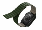 Uniq REVIX Reversible Magnetic remienok pre Apple Watch 41 amp; 40 amp; 38mm - PINE (zeleno-béžová) (8886463679081)