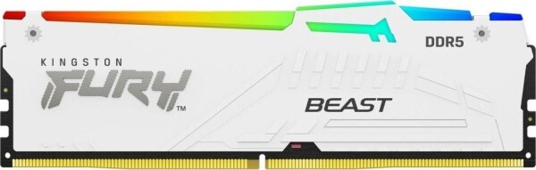 Kingston Pamięć DDR5 Kingston FURY Beast RGB 16GB (1x16GB) 6000MHz CL30 1,4V White XMP