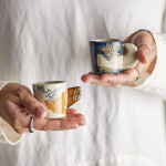 Bloomingville Hrnček na espresso Hezha 55 ml Svetlý