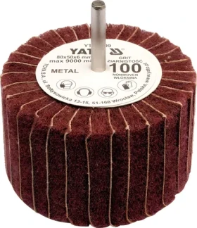 YATO Kotúč lamelový radiálny 80x50 / Brúsny kotúč / Zrnitosť 200 / Priemer stopky 6 mm