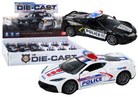 Mamido Kovové policajné auto s pohonom 1:32 mix