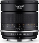 Samyang Fujifilm X 85 mm F/1.4 MF MK2