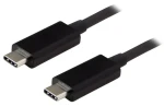 StarTech čierna / Kábel USB-C / M/M / 10 Gbps / 1 m (USB31CC1M)
