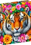 ENJOY Puzzle Pruhy a kvety