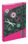 BAAGL Dosky na školské zošity A4 Kvety / 23x32x3 cm (A-8481)