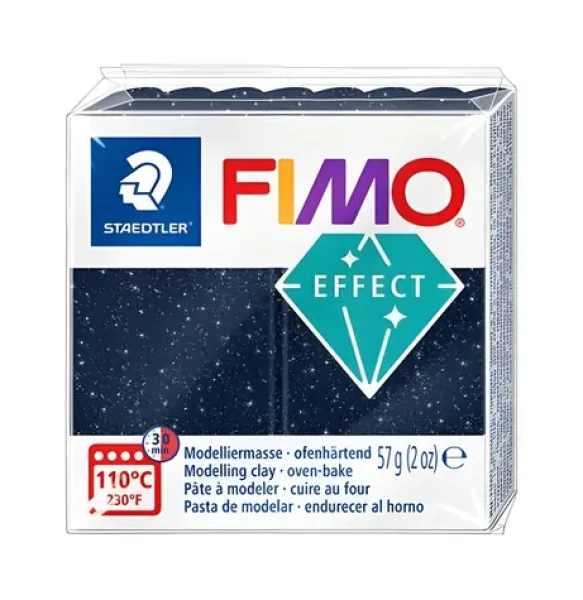FIMO Modelovacia hmota Effect Galaxy modrá