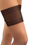 Dámske vzorované ochranné pásky na stehná Thigh Bands WZ.2 - Sesto Senso 65-70 cm béžová