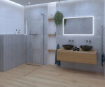 Sprchová zástena walk-in 100 cm SAT Walk-in SATBWI100ZAVP SATBWI100ZAVP
