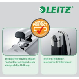 Leitz 5500 NeXXt 55000095 viazač čierna Viazacie výkon: 30 listov (80 g / m²); 55000095