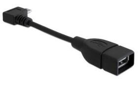 DeLock Adapter USB micro-B samec pravouhlý USB 2.0-A samica OTG 11 cm (83104)