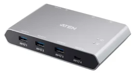 Aten 2x4 USB-C Gen2 / Prepínač USB periférií / 2 PC / 4X USB-C / 10 Gb/s (US3342-AT)