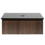 Kúpeľňová skrinka so žulovou doskou SAT Evolution 98x30x44, 8 cm orech mat SATEVO100NAZ SATEVO100NAZ