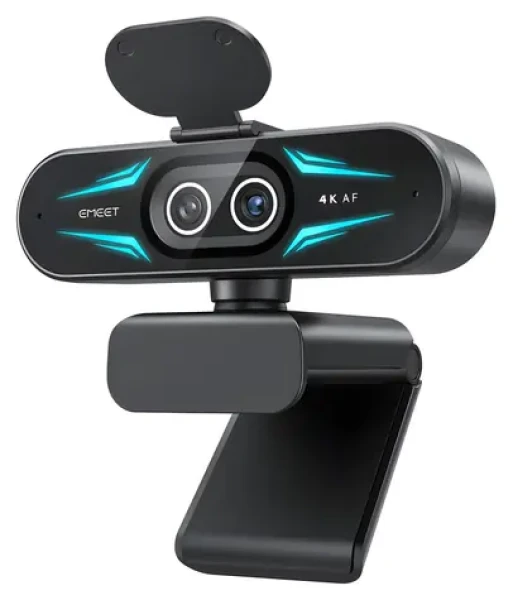 EMEET SmartCam C60E / Webkamera / duálny objektív / 4K30 / 1080p60 / 11x zoom / USB-C (E3402)