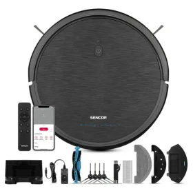 Sencor SRV 3160TQ čierna / robotický vysávač / vysávanie mopovanie / 28W / 59dB / 2600 mAh (8590669347957)