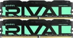 Goodram RIVAL Radiant Green / Operačná pamäť / 16 GB (2x8 GB) / DDR4 / 3200 MHz / CL16 / DIMM (GGRGD4-32L16SA/16GDC)