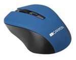 CANYON CNE-CMSW1BL / optická bezdrôtová / 800/1000/1200 dpi / USB / modrá (CNE-CMSW1BL)