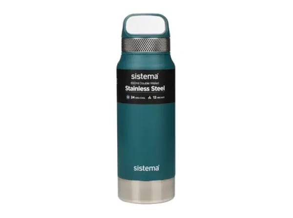 Sistema Hydrate Stainless Steel Nerezová termoska 650 ml zelená (8592001423268)