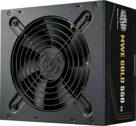 Cooler Master MWE Gold 550W V3 / Zdroj PC / ATX 3.1 / 80 PLUS Gold / 120mm / nemodulárny (MPE-5502-ACAAG-3BEU)