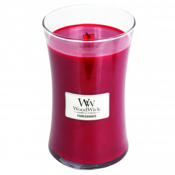 Woodwick Pomegranate 609.5g - váza veľká / doba horenia: až 120 hg (1725417E)