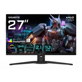 27" GIGABYTE AORUS FO27Q5P čierna / OLED / 2560x1440 / 500Hz / 0,03ms / HDMI + DP / VESA (FO27Q5P)