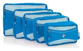 Cestovne organizery Heys Eco Packing Cube 5pc Set II Blue