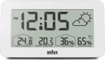 Braun Braun BC 13 W DCF Digital Weather Station white