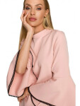 Dámske šaty M698 Powder pink - MOE M pudrovo-růžová