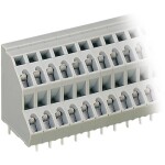 WAGO 736-108 dvojradový svorka 2.50 mm² Pólov 16 sivá 1 ks; 736-108