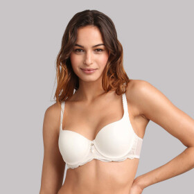 Inovatívny podprsenka neviditeľnými kosticami Playtex SECRET COMFORT BRA Playtex antická biela