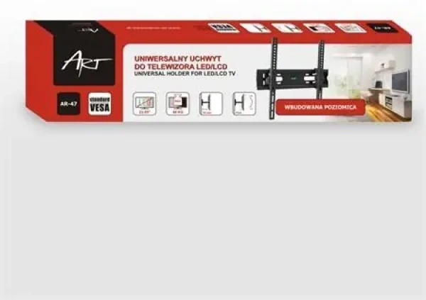 ART RAMT AR-47 / Držiak TV na stenu / 23-55" / VESA 400x400 / náklon ±15 ° / nosnosť do 40 kg (RAMT AR-47)