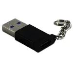 Inter-tech 88885460 čierna / Adaptér / USB-C na USB-A / USB 3.0 (88885460)