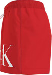 Pánske plavky SHORT DRAWSTRING KM0KM00967 XM9 červená Calvin Klein