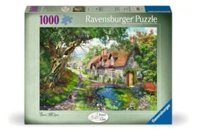 Ravensburger Dedinský domček s rozkvitnutou záhradou /1000 dielikov/ od 14 rokov