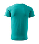 Ťažké nové tričko unisex smaragdové 2XL
