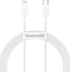 Baseus CATLYS-B02 biela / Kábel / USB-C - Lightning / 1,5 m (CATLYS-B02)