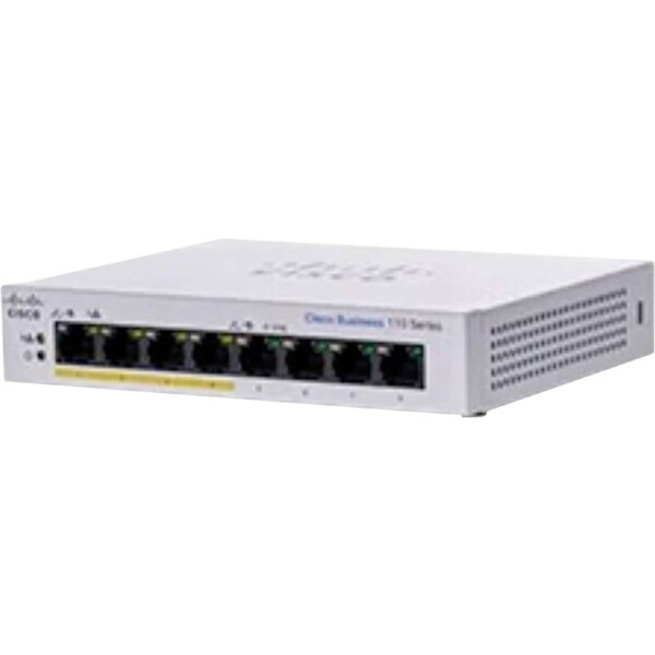 Cisco CISCO CBS110 Unmanaged 8-port GE sieťový switch 8 portů 16 GBit/s funkcia PoE; CBS110-8PP-D-EU
